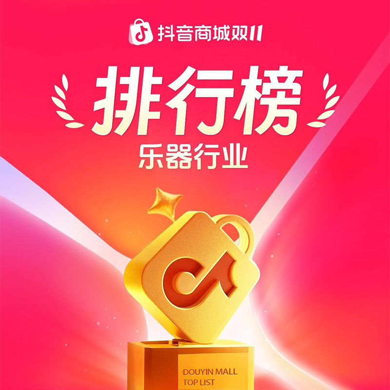 TERENCE 特倫斯 2025 雙 11 榮登抖音、京東兩大平臺樂器行業(yè)官方榜單